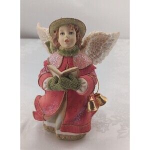 2002 Betty Singer Angels Among Us Singing Angel w Bells Figurine